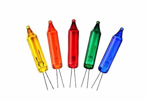 Neon and incandescent indicator lights