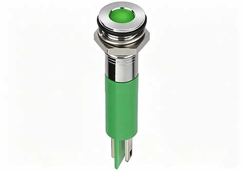 Panel mounted indicator lights