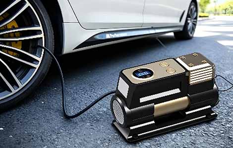 Using Tire Inflators and Air Compressors