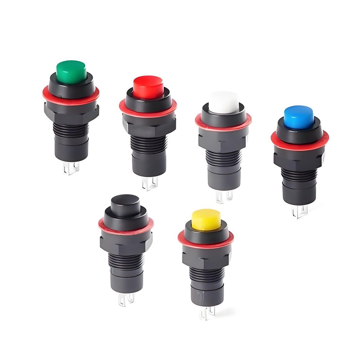 Engineer selecting between latching and momentary BITUO switch samples