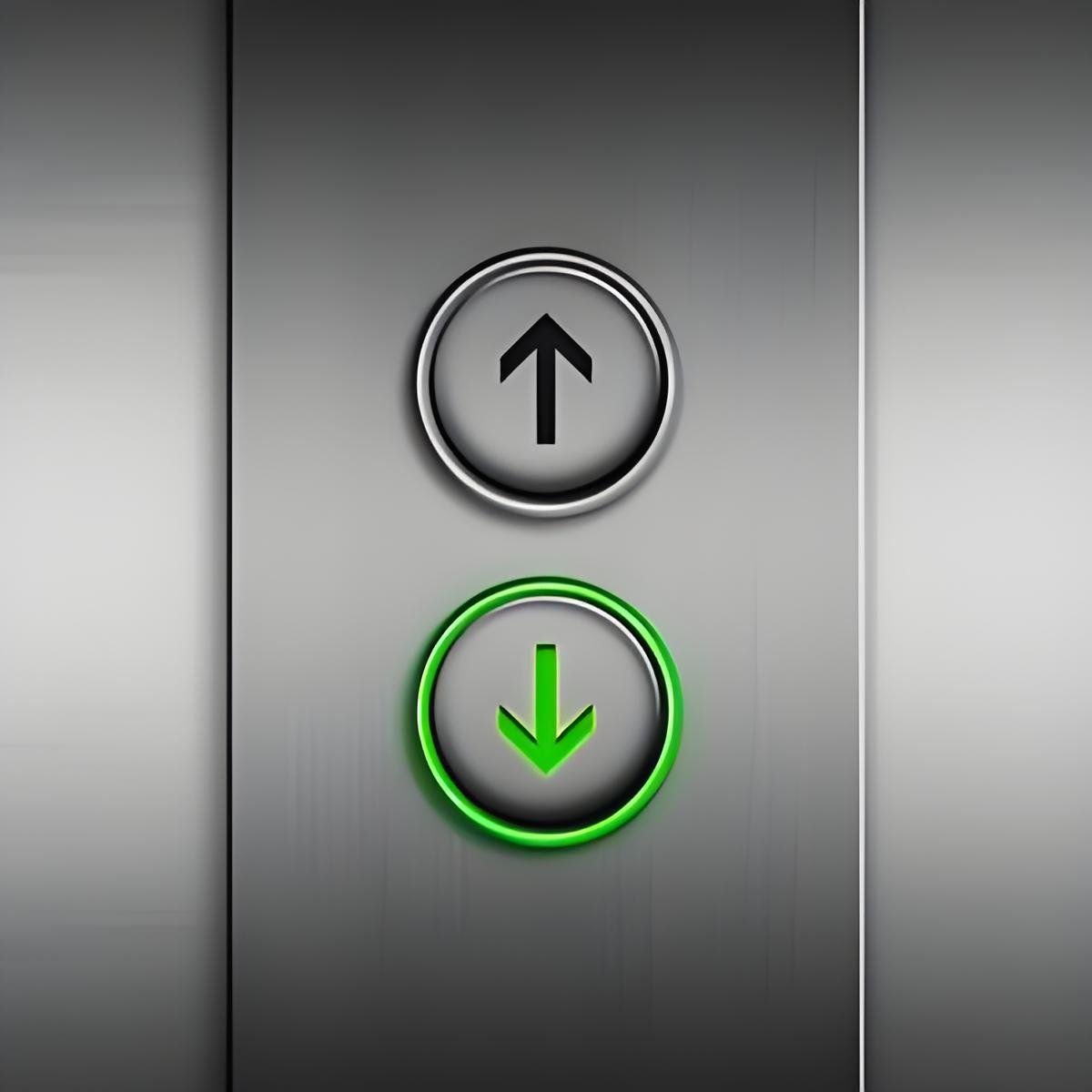 Green LED indicator showing normal operating status