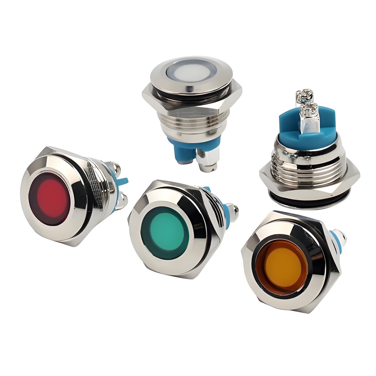 Reference chart of LED indicator colors and meanings